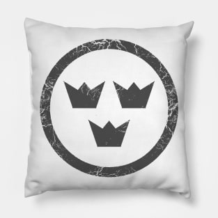 Flygvapnet Swedish Airforce Roundel Pillow