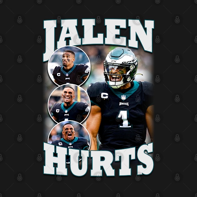 Jalen Hurts Bootleg Vintage by bmbg trian