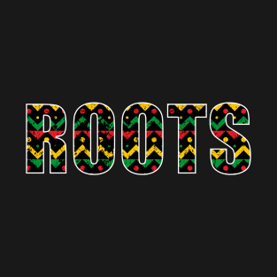 Roots, Rasta, African Pattern, Jamaica T-Shirt