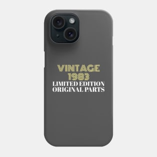 Vintage 1983 Limited Edition Original Parts Phone Case