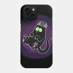 The Black Cat Void Phone Case