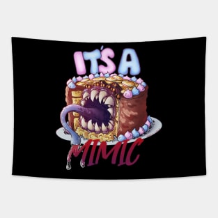 RPG Monster Reveal Cake Tapestry