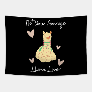 Not Your Average Llama Lover Tapestry