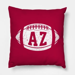 AZ Retro Football - Red Pillow