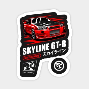 Red Nismo GT-R Magnet