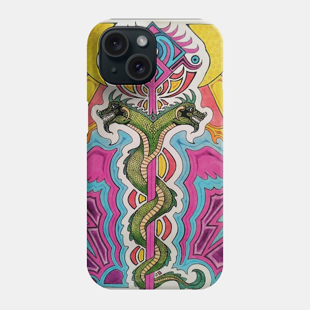 Kundalini Staff Original Phone Case by Boogie 72