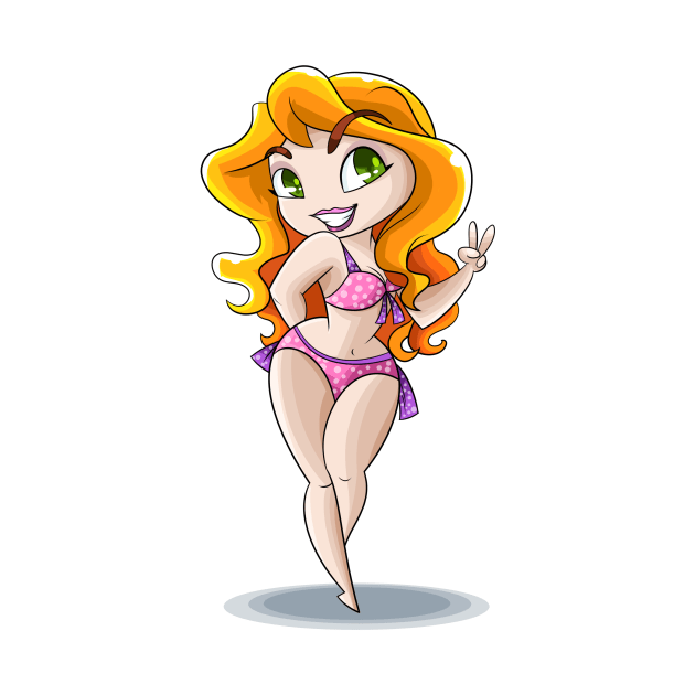 Abby Polka Dot Bikini by Jasonfm79