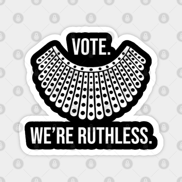 Vote We're Ruthless Feminist Women Vol.2 Magnet by Chiko&Molly