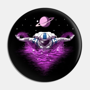 Space Astronaut Swimming Pin