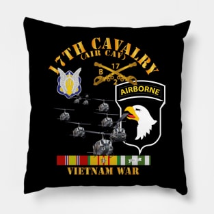 Bravo Troop 2nd Squadron 17th Cav - 101st  Airborne Div w VN SVC Pillow