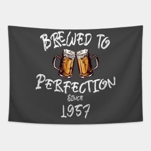 Brewed to Perfection, Personalized Birth Year,  T-shirt, Birthday Custom Shirt Birthday Gift, Tee Tapestry