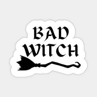 Bad Witch Halloween Cute Graphic Design Minimalistic Magnet