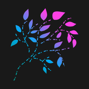 Fantasy flower vector T-Shirt