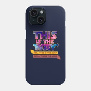 Nah! this is the way - Yellow outline. Phone Case