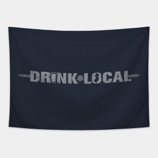 2-SIDED DRINK LOCAL NJ Tee Tapestry