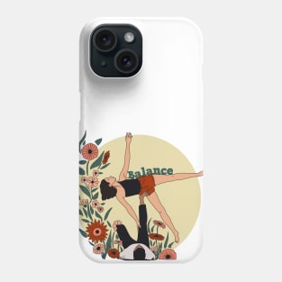 Balancing Body and Mind Phone Case