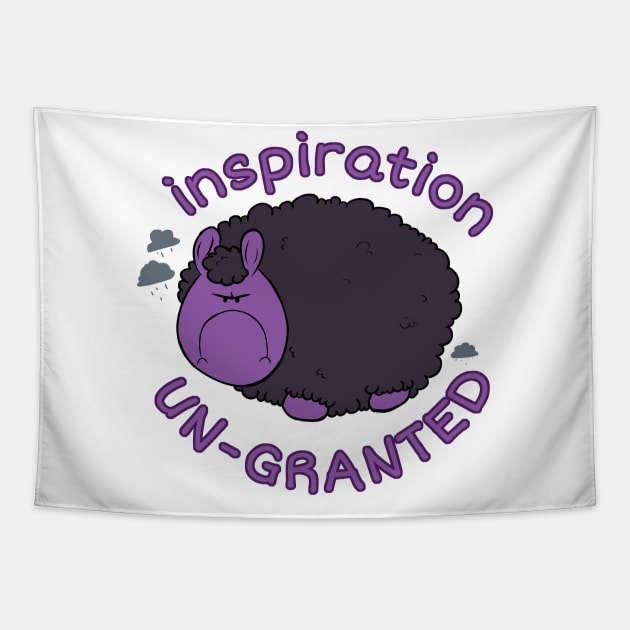 Inspiration Un-granted Sheep Tapestry by DnDoggos