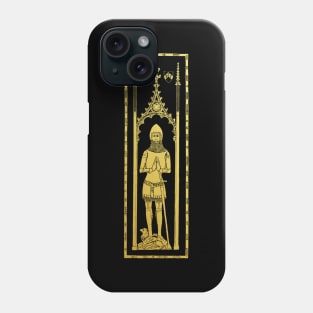 Medieval Tomb Brass Rubbing John, Lord Cobham Phone Case