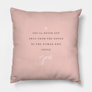 Silver Springs Pink Lyrics Pillow