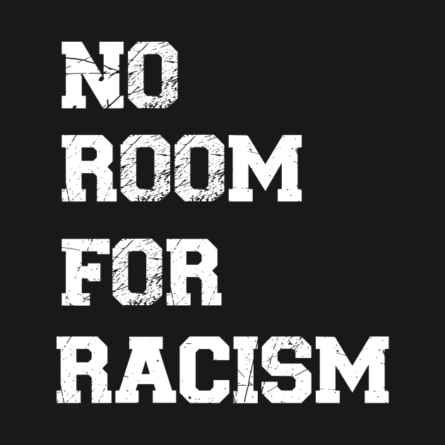 100% cotton T Shirts No Room For Racism Anti Racism Unisex Shirts by Pastel Potato Shop