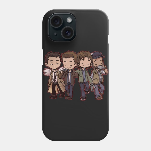 Supernatural Buddies Phone Case by Dooomcat