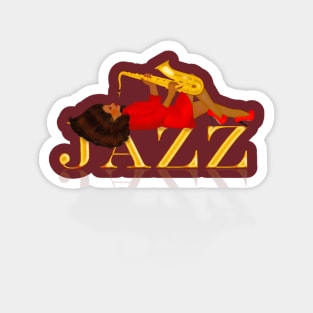 The jazz girl 1 Magnet