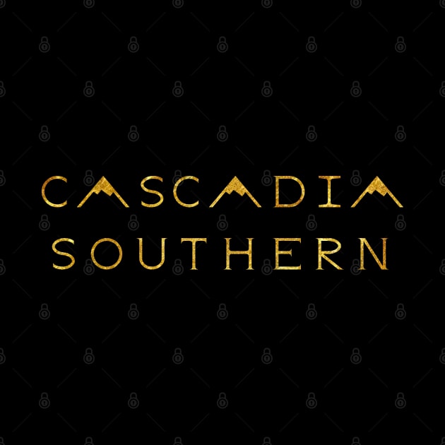 Cascadia Southern Logo - Gold by Cascadia Southern Railroad