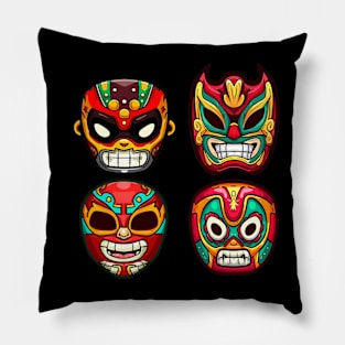 Luchadores Pillow