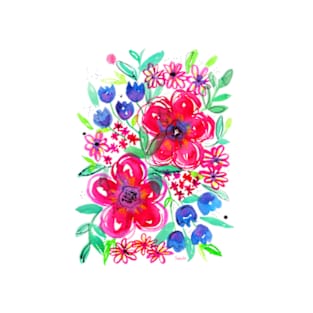 Colorful flowers T-Shirt