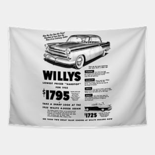 WILLYS 1955 - advert Tapestry