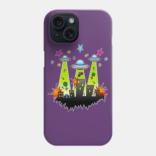 Space Invasion Phone Case