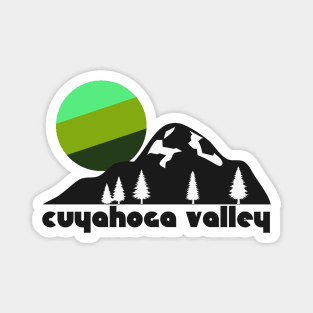 Retro Cuyahoga Valley ))(( Tourist Souvenir National Park Design Magnet