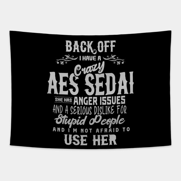 Crazy Aes Sedai (Light) Tapestry by Ta'veren Tavern