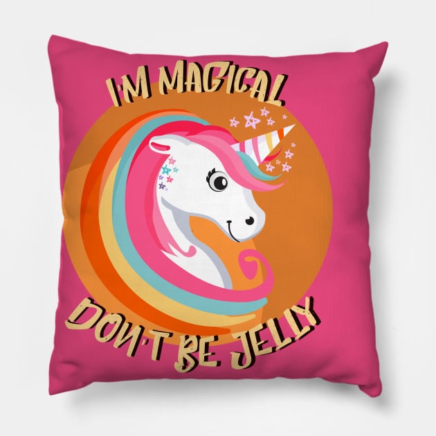 I'm Magical! Pillow by Vessoaran