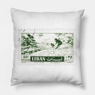 Beirut vintage Pillow