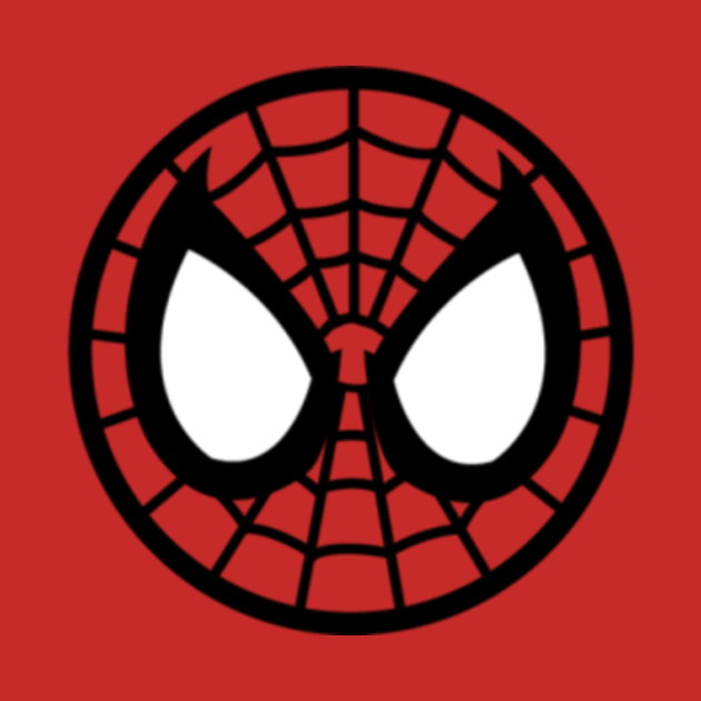 SpiderMan Mask Logo Spider Man TShirt TeePublic