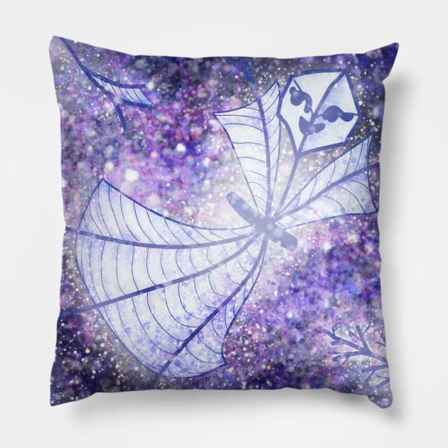 Snowflake Pillow by vo_yuva