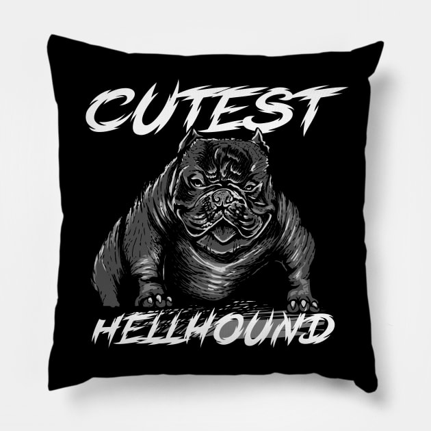 Cutest Hellhound Pillow by mckirbz