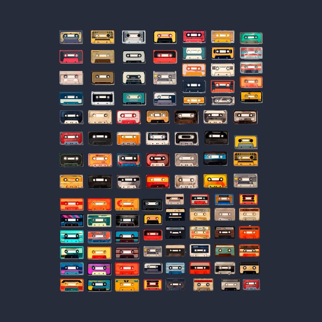 Vintage Cassettes by enyeniarts
