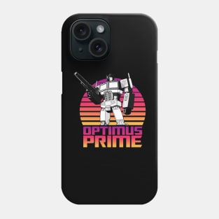 Retro Transformers Optimus Prime Phone Case