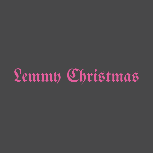 Lemmy Christmas, pink by Perezzzoso