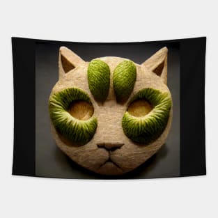 Kiwi Cat Tapestry