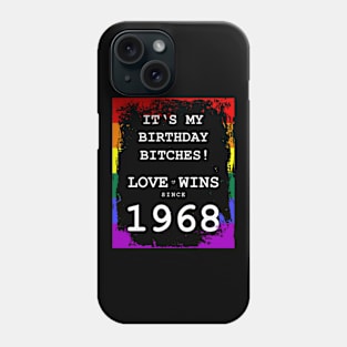 1968 Birthday Gay LGBT Coming Out Phone Case