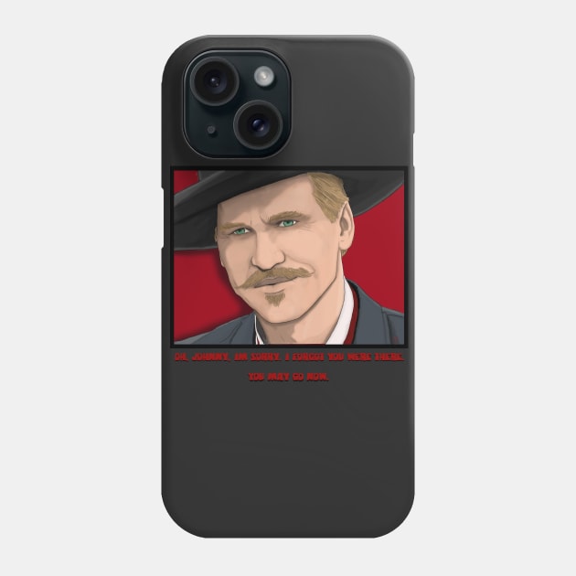 Doc Holiday Phone Case by Deadpoolinc