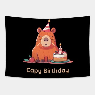 Capy Birthday Tapestry