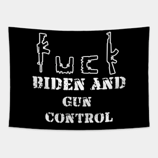 F BIden and Gun Control Tapestry