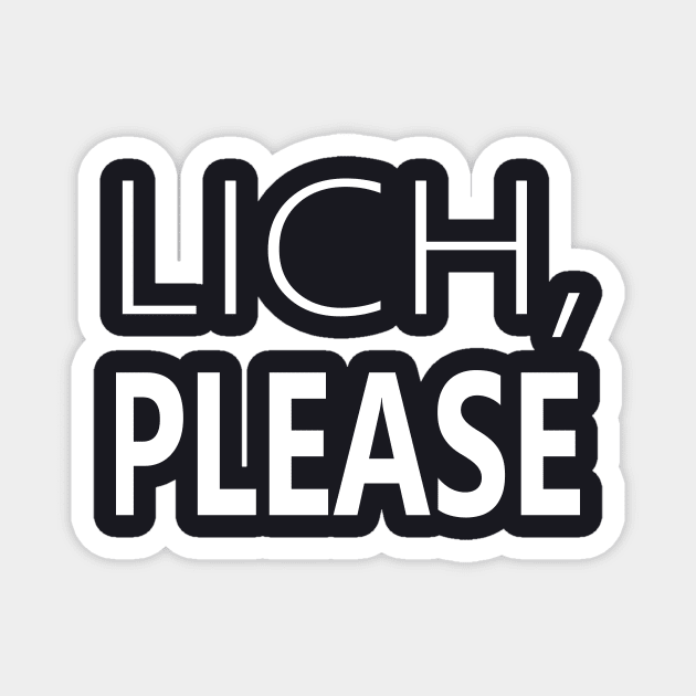 Lich, Please Magnet by lamizet