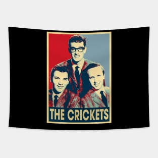 Rockin' with The Crickets Classic Rock Revival Tee Tapestry