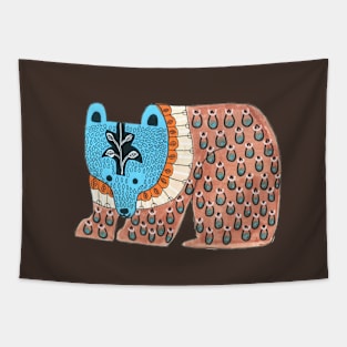 Pattern Bear Tapestry