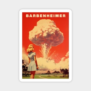 Barbie x Oppenheimer 2023 | BARBENHEIMER Magnet